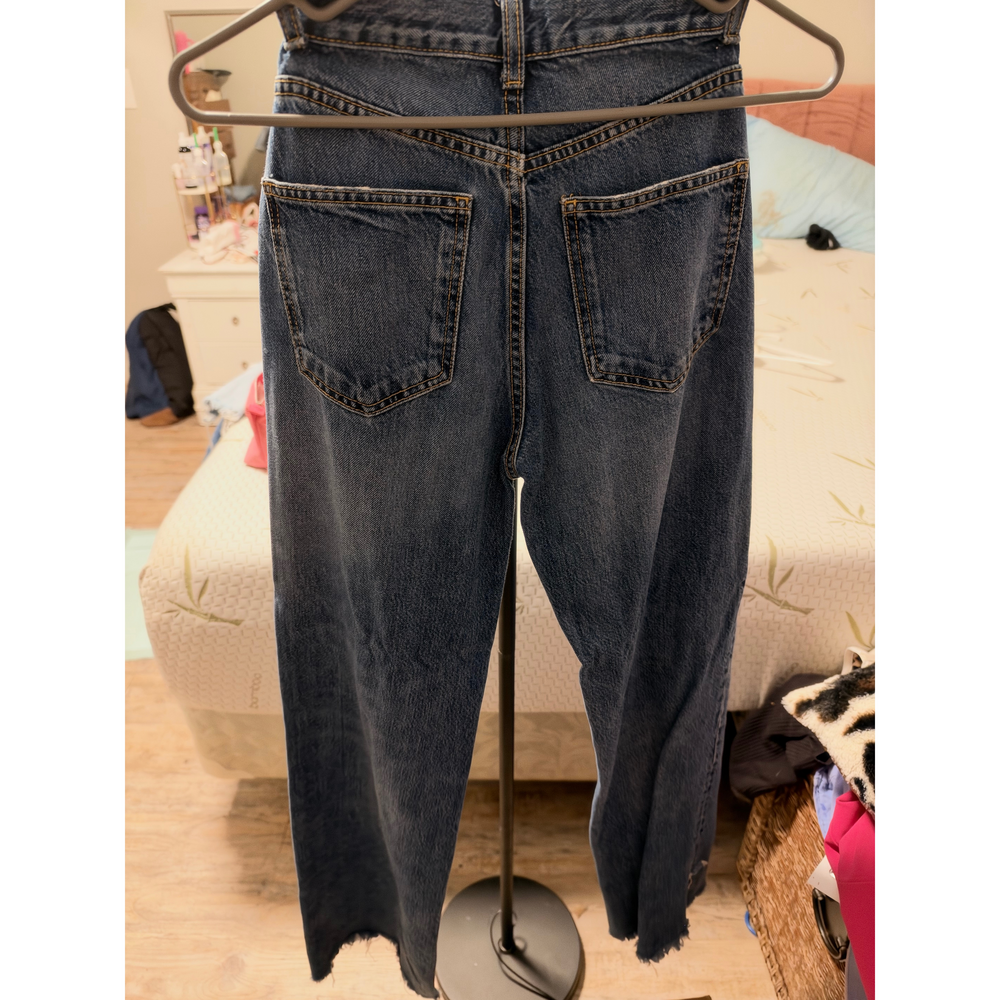 Zara Blue Denim Jeans Size 0 - Picture 4 of 4